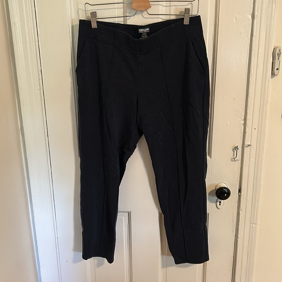 Kirkland Ladies Comfort Pant heathered navy blue - Picture 2 of 9